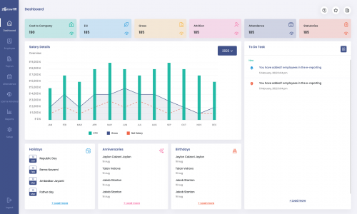 2GrowHR Software Screenshot 1